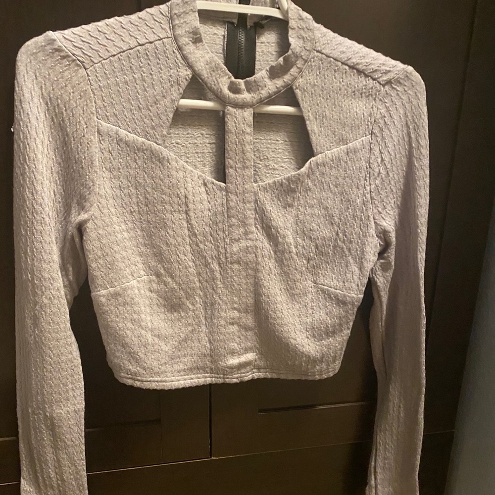 Crop 90s modern urban dressing long sleeved top S